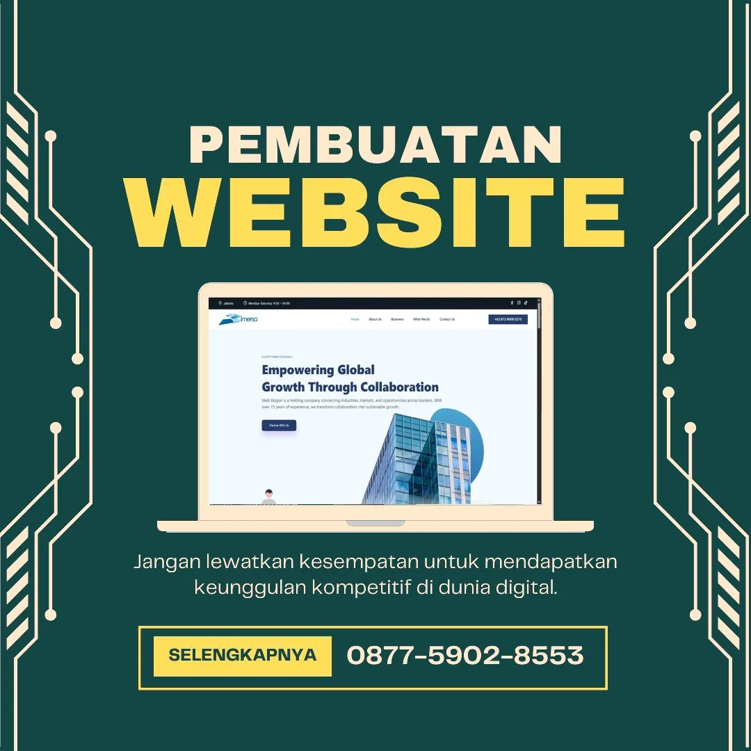 Jasa Pembuatan Web Bonang Demak Profesional, Kreatif, Kualitas Terjamin