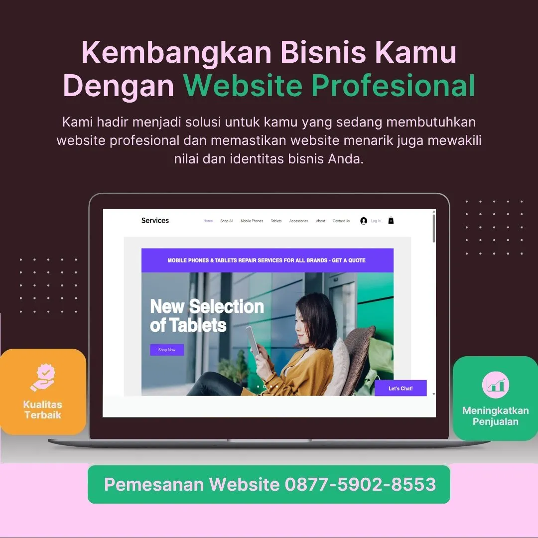 Jasa Pembuatan Web Kuwarasan Kebumen Cepat, Andal, Harga Terjangkau