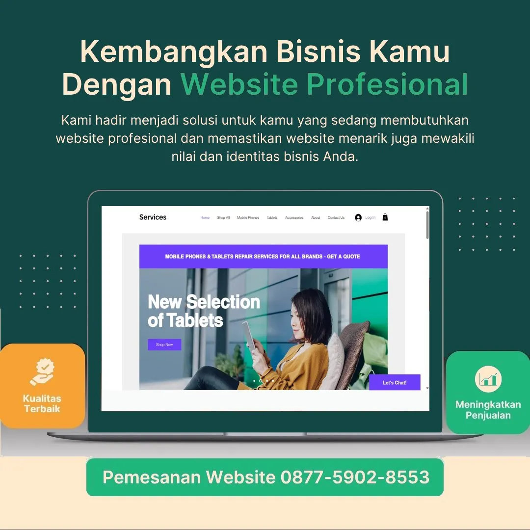 Jasa Pembuatan Web Klaten Tengah Klaten Profesional, Cepat, Harga Terjangkau
