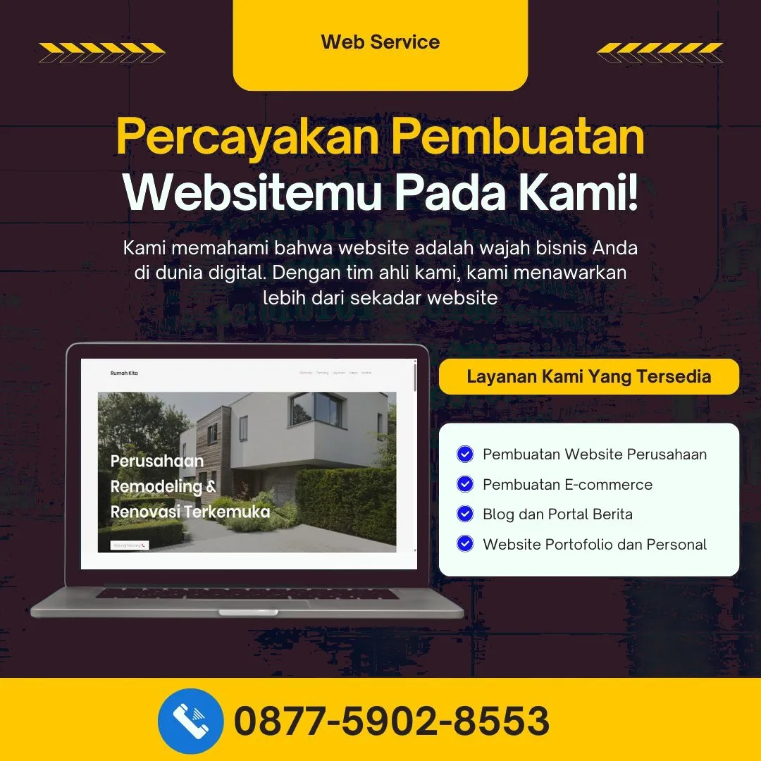 Jasa Pembuatan Web Mertoyudan Magelang Cepat, Kreatif, dan Jaminan Kualitas