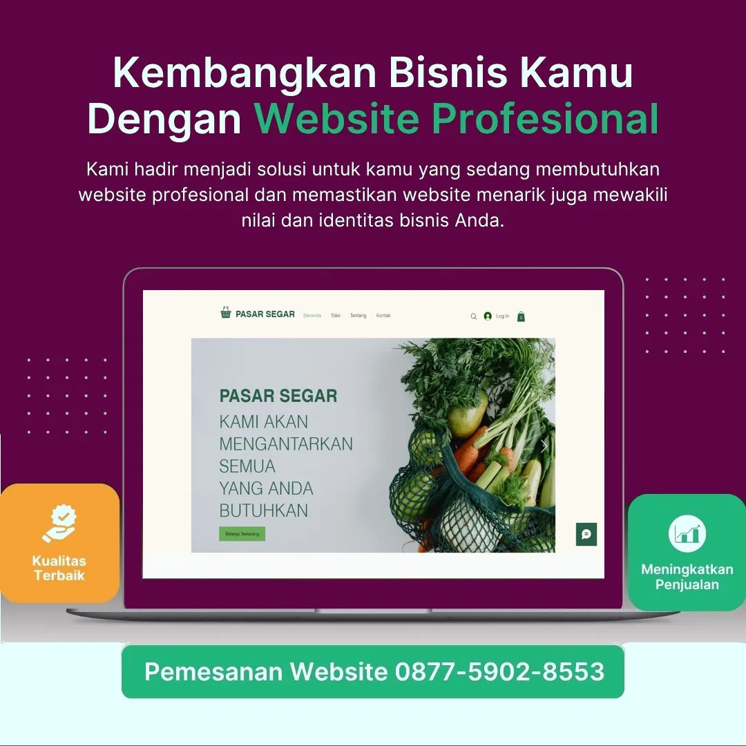 Jasa Pembuatan Web Magelang Tengah Magelang Cepat, Kreatif, Harga Bersahabat