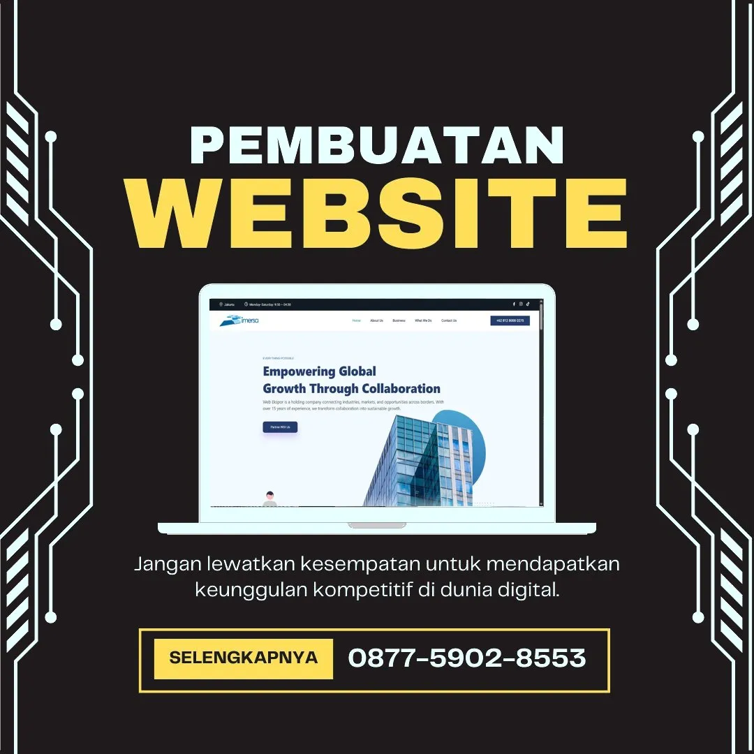 Jasa Pembuatan Web Candimulyo Magelang Profesional, Modern, Hasil Maksimal