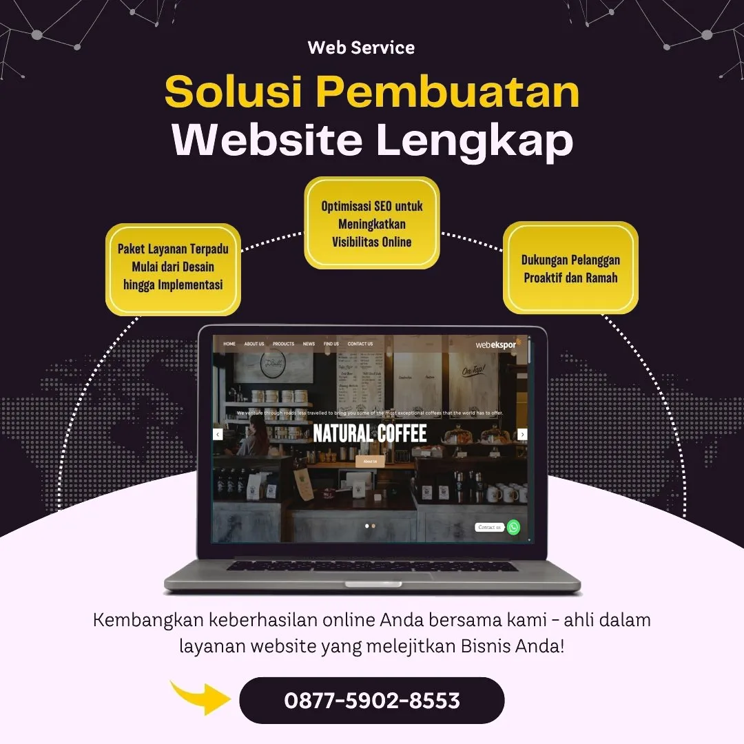 Jasa Pembuatan Web Binakal Bondowoso Profesional dengan Desain Modern dan Murah